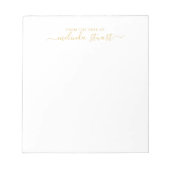 Professioneel modern script notitieblok (Voorkant)