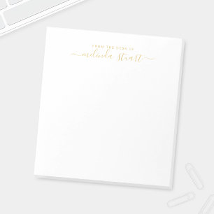 Professioneel modern script notitieblok