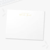 Professioneel modern script notitieblok