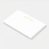 Professioneel modern script post-it® notes (Schuin)