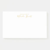 Professioneel modern script post-it® notes (Voorkant)