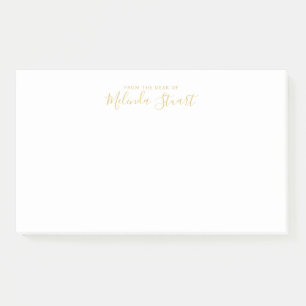 Professioneel modern script post-it® notes