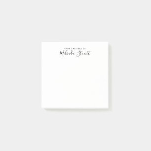 Professioneel modern script post-it® notes