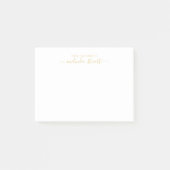 Professioneel modern script post-it® notes (Voorkant)