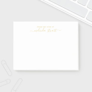 Professioneel modern script post-it® notes