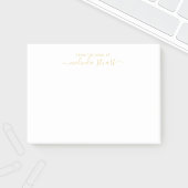 Professioneel modern script post-it® notes