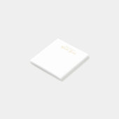 Professioneel modern script post-it® notes (Schuin)