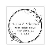 Professioneel Modern Script Retouradres Zelfinktende Stempel (Design)