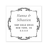 Professioneel Modern Script Retouradres Zelfinktende Stempel (Design)