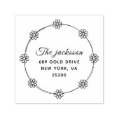 Professioneel Modern Script Retouradres Zelfinktende Stempel (Design)