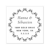 Professioneel Modern Script Retouradres Zelfinktende Stempel (Design)