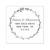 Professioneel Modern Script Retouradres Zelfinktende Stempel (Design)