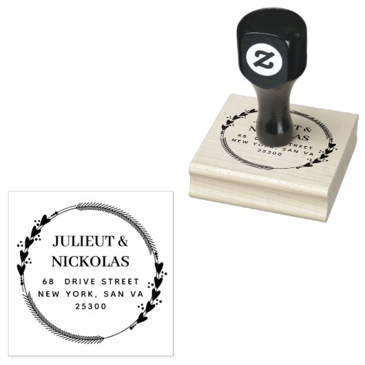 Professioneel modern script rubberstempel (Gestempeld)
