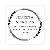 Professioneel modern script rubberstempel (Afrduk)
