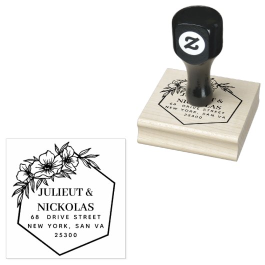 Professioneel modern script rubberstempel (Gestempeld)