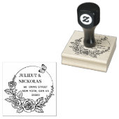 Professioneel modern script rubberstempel (Gestempeld)