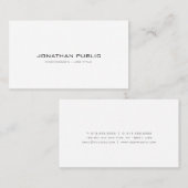 Professioneel Modern Slank Geavanceerd Visitekaartje (Voorkant / Achterkant)