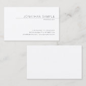 Professioneel, modern, stijlvol design visitekaartje (Voorkant / Achterkant)