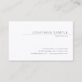 Professioneel, modern, stijlvol design visitekaartje (Voorkant)