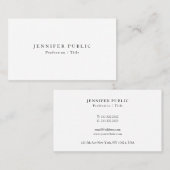 Professioneel Modern Stijlvol Eenvoudig Ontwerp Sj Visitekaartje (Voorkant / Achterkant)