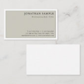 Professioneel Modern Stijlvol Effen Stijlvol Stijl Visitekaartje (Voorkant / Achterkant)