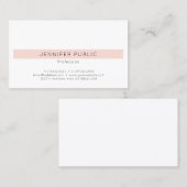 Professioneel, modern, stijlvol, elegant, licht visitekaartje (Voorkant / Achterkant)