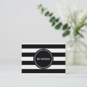 Professioneel modern Stripes Design Visitekaartje (Staand voorkant)