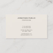 Professioneel Modern Template Elegante Luxe Kleure Visitekaartje (Achterkant)