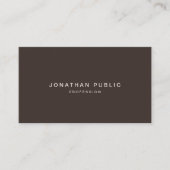 Professioneel Modern Template Elegante Luxe Kleure Visitekaartje (Voorkant)