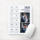 Professioneel modern | Twee foto 2020-kalender Muismat (Met muis)