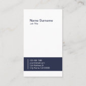 Professioneel modern verticaal Visitekaartje (Achterkant)