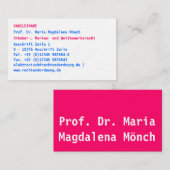 professioneel modern visitekaartje (Voorkant / Achterkant)