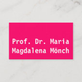 professioneel modern visitekaartje (Achterkant)