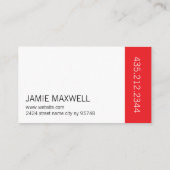 Professioneel modern Visitekaartje (Achterkant)