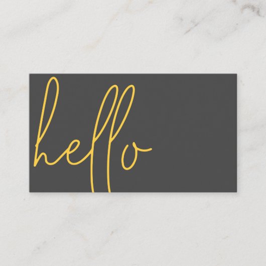 Professioneel modern Visitekaartje (Voorkant)