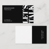 Professioneel modern Visitekaartje (Voorkant / Achterkant)