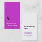 professioneel modern visitekaartje (Voorkant / Achterkant)