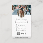 Professioneel modern Visitekaartje met foto en QR (Voorkant)