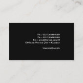 Professioneel modern visitekaartjes ontwerp (Achterkant)