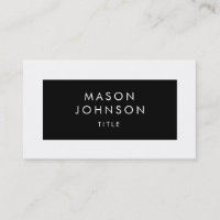 Professioneel modern wit Lijst