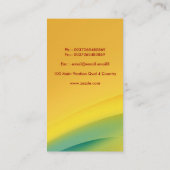 Professioneel, modern zakelijk visitekaartje (Achterkant)