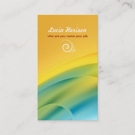 Professioneel, modern zakelijk visitekaartje (Voorkant)