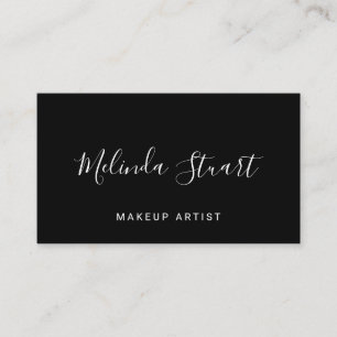 Professioneel, modern, zwart en wit visitekaartje