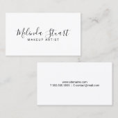 Professioneel, modern, zwart en wit visitekaartje (Voorkant / Achterkant)