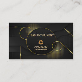 Professioneel Modern zwart & Goud Visitekaartje