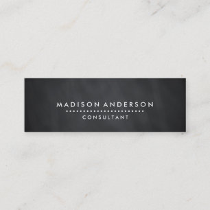 Professioneel, modern, zwart toetsenbord mini visitekaartje