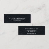 Professioneel, modern, zwart toetsenbord mini visitekaartje (Voorkant / Achterkant)