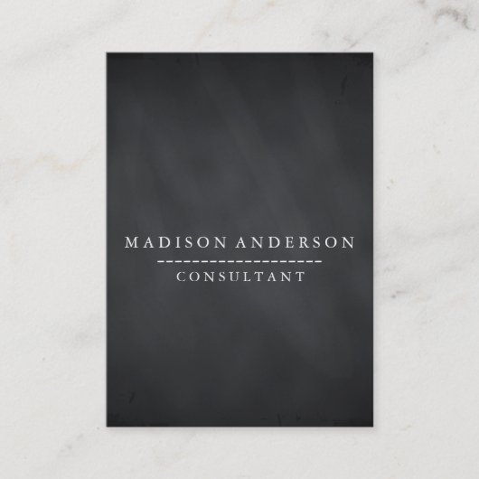 Professioneel, modern, zwart toetsenbord visitekaartje (Voorkant)