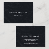 Professioneel, modern, zwart toetsenbord visitekaartje (Voorkant / Achterkant)
