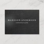 Professioneel, modern, zwart toetsenbord visitekaartje (Voorkant)